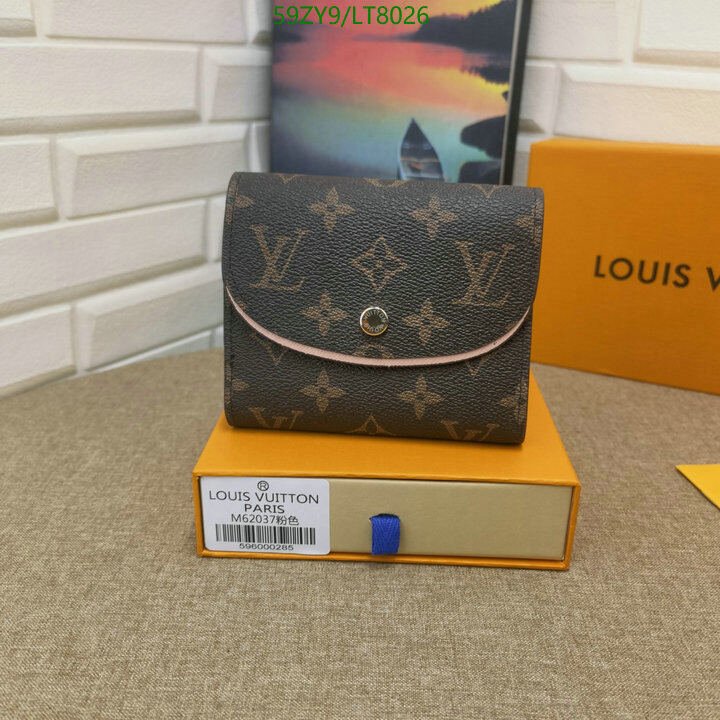 LV Bags-(4A)-Wallet-,Code: LT8026,$ 77USD