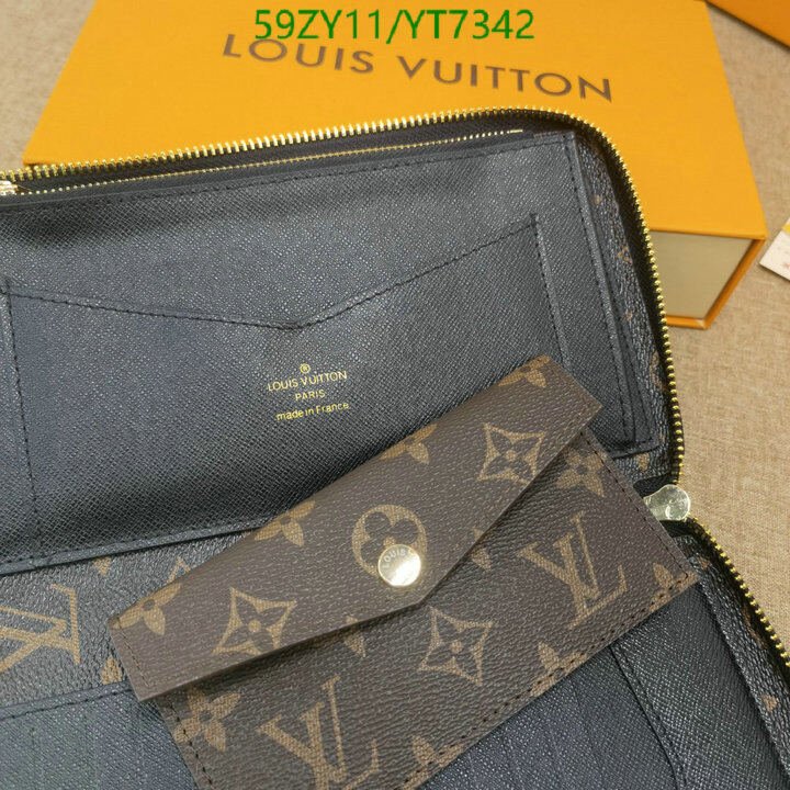 LV Bags-(4A)-Wallet-,Code: YT7342,$ 77USD