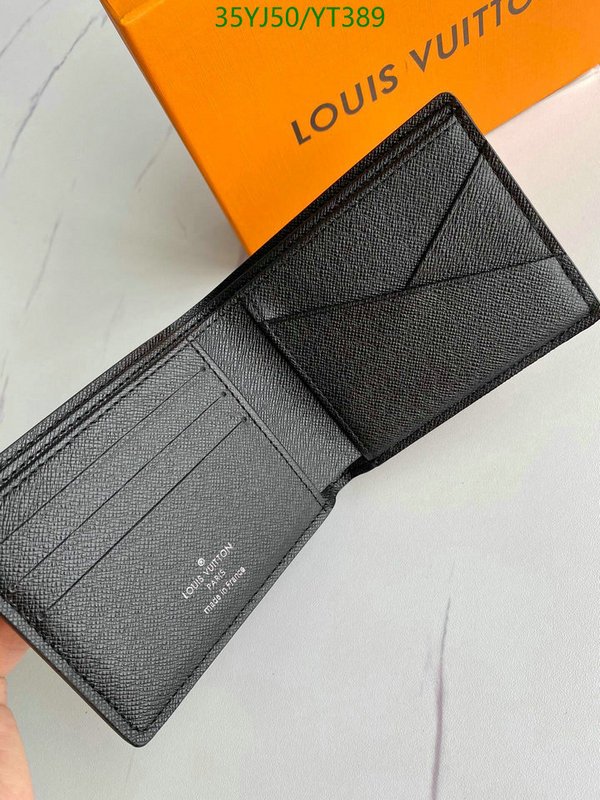 LV Bags-(4A)-Wallet-,Code: YT389,$ 46USD