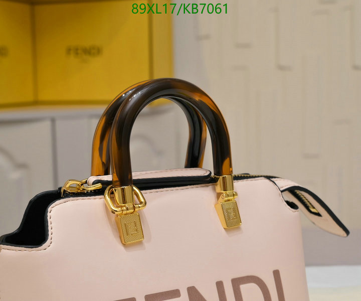 Fendi Bag-(4A)-Boston- Code: KB7061 $ 116USD