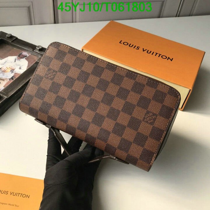 LV Bags-(4A)-Wallet-,Code: T061803,$ 59USD