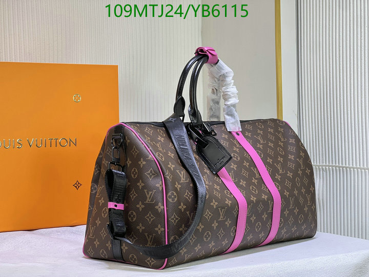 LV Bags-(4A)-Keepall BandouliRe 45-50-,Code: YB6115,$ 142USD