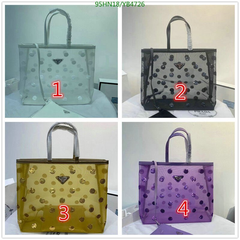 Prada Bag-(4A)-Handbag-,Code: YB4726,$ 124USD