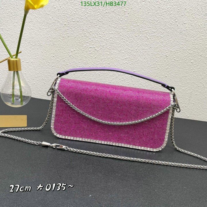 Valentino Bag-(4A)-LOC-V Logo ,Code: HB3477,$ 176USD