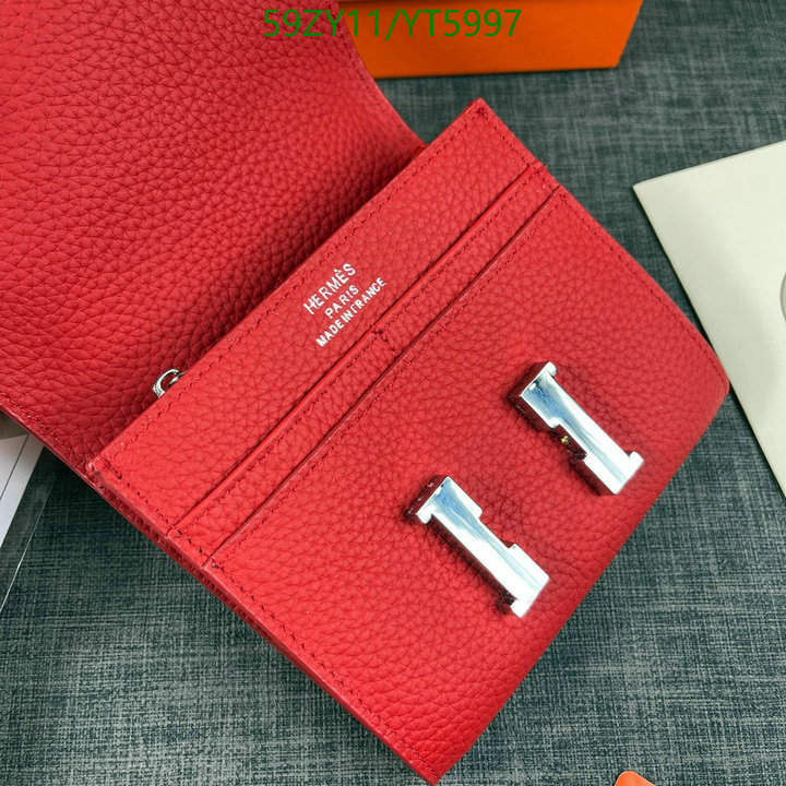 Hermes Bag-(4A)-Wallet-,Code: YT5997,$ 77USD