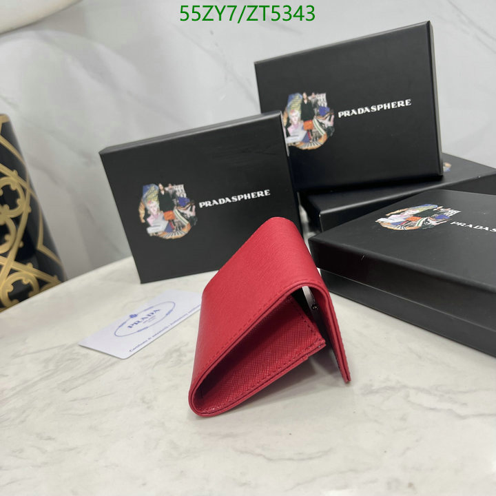 Prada Bag-(4A)-Wallet-,Code: ZT5343,$ 72USD
