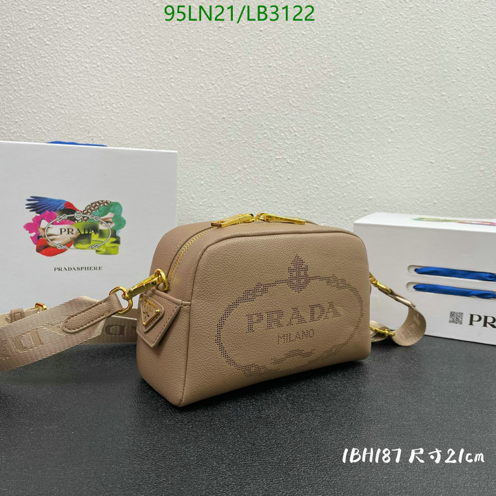 Prada Bag-(4A)-Diagonal-,Code: LB3122,$ 124USD
