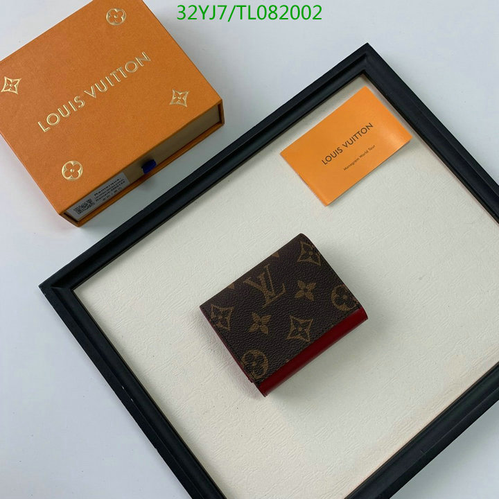 LV Bags-(4A)-Wallet-,Code: TL082002,$ 42USD