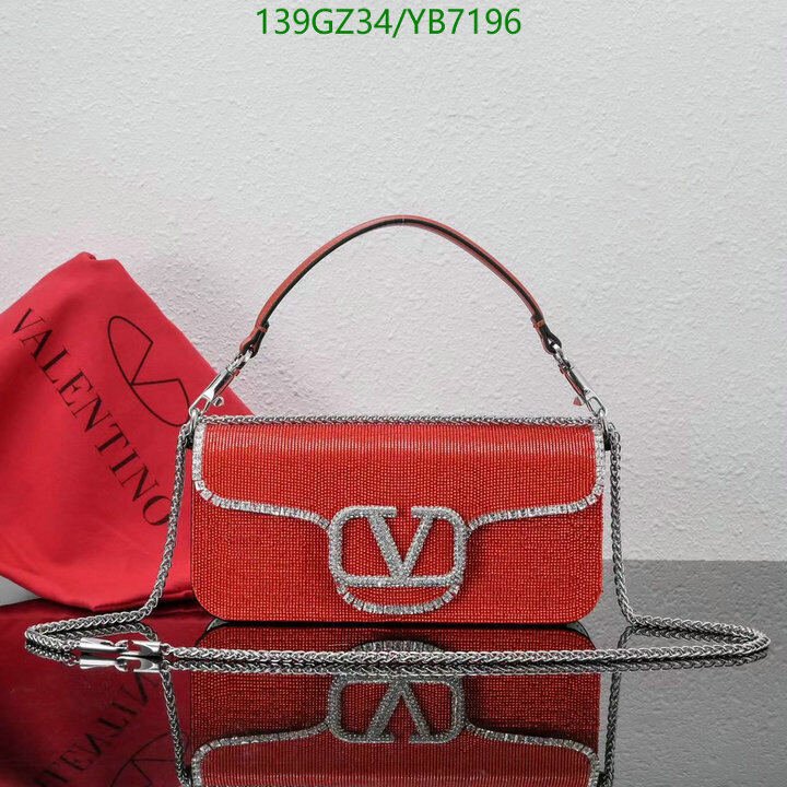 Valentino Bag-(4A)-LOC-V Logo ,Code: YB7196,$ 181USD
