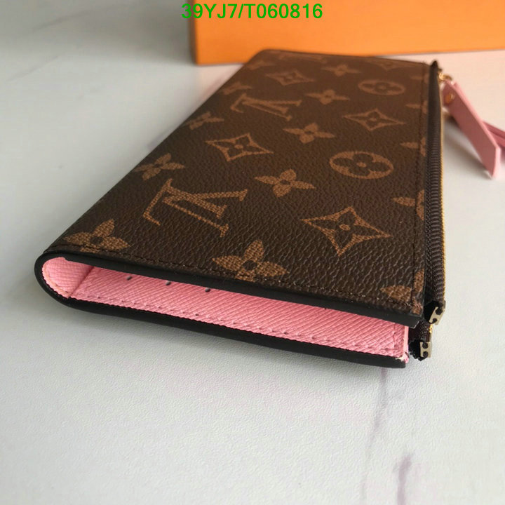 LV Bags-(4A)-Wallet-,Code: T060816,$ 51USD