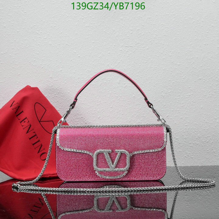 Valentino Bag-(4A)-LOC-V Logo ,Code: YB7196,$ 181USD