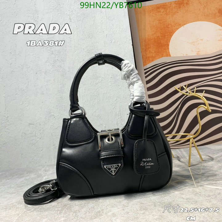 Prada Bag-(4A)-Handbag- Code: YB7610 $ 129USD