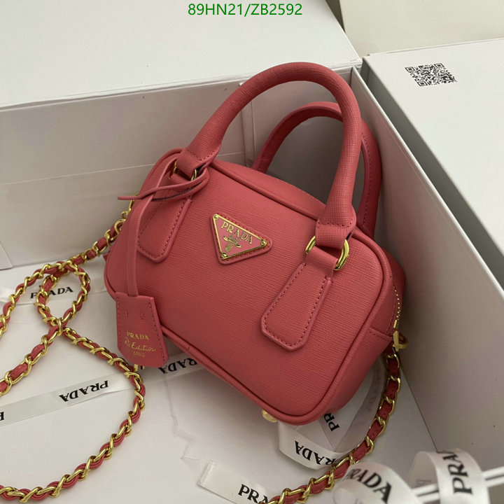 Prada Bag-(4A)-Diagonal-,Code: ZB2592,$ 116USD