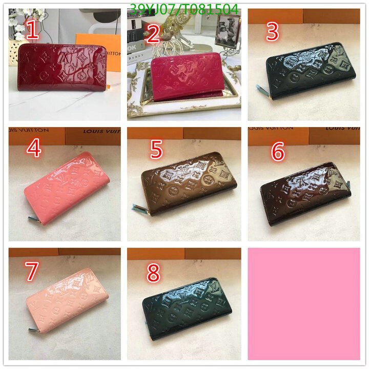 LV Bags-(4A)-Wallet-,Code: T081504,$ 51USD