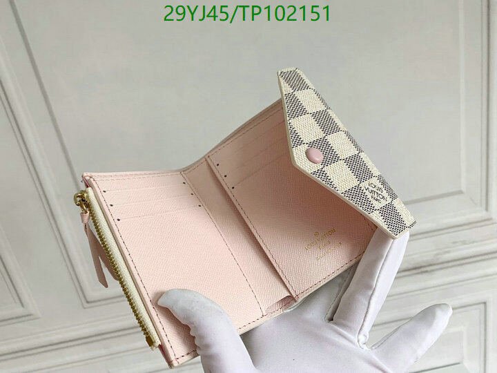 LV Bags-(4A)-Wallet-,Code: TP102151,$ 38USD