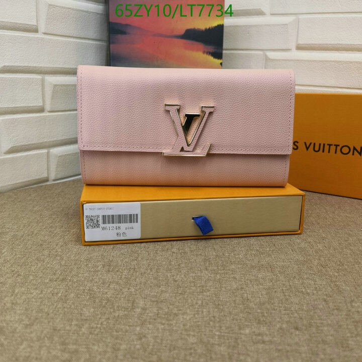 LV Bags-(4A)-Wallet-,Code: LT7734,$ 85USD
