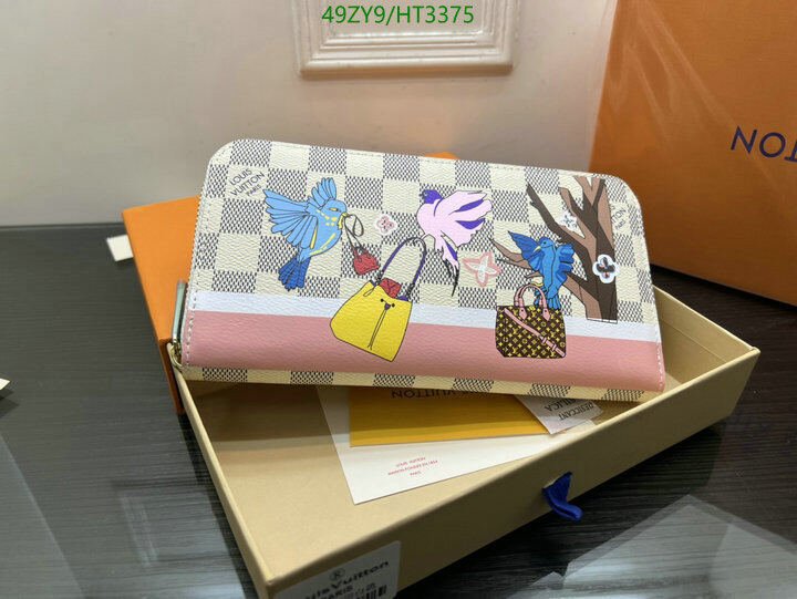 LV Bags-(4A)-Wallet-,Code: HT3375,$ 64USD