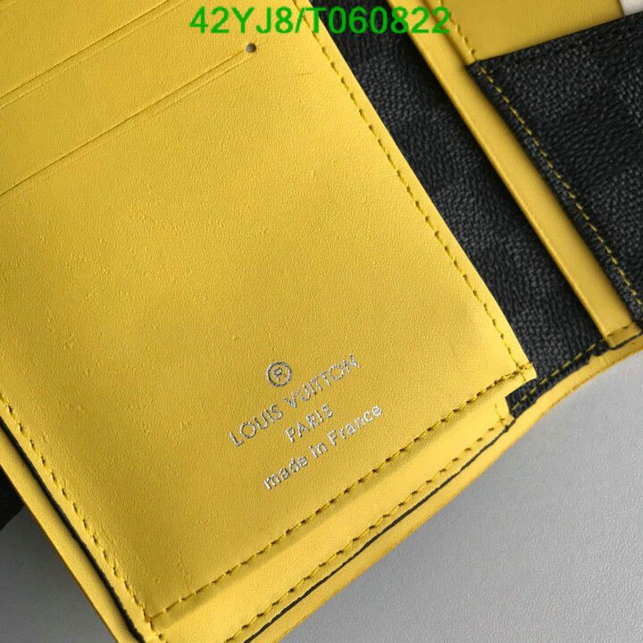 LV Bags-(4A)-Wallet-,Code: T060822,$ 55USD