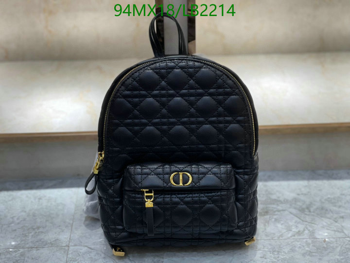 DiorBag-(4A)-Backpack- Code: LB2214 $ 123USD