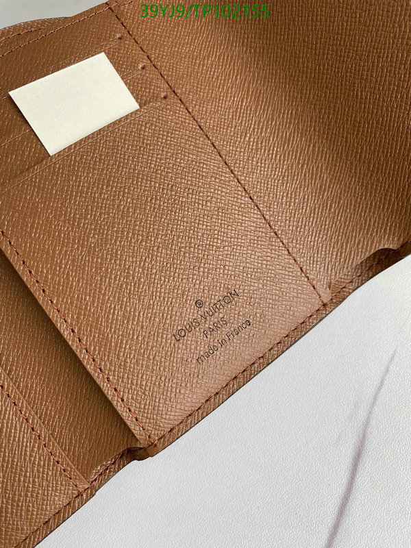 LV Bags-(4A)-Wallet-,Code: TP102155,$ 51USD