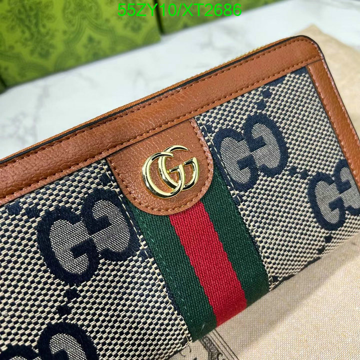 Gucci Bag-(4A)-Wallet-,Code: XT2686,$ 72USD