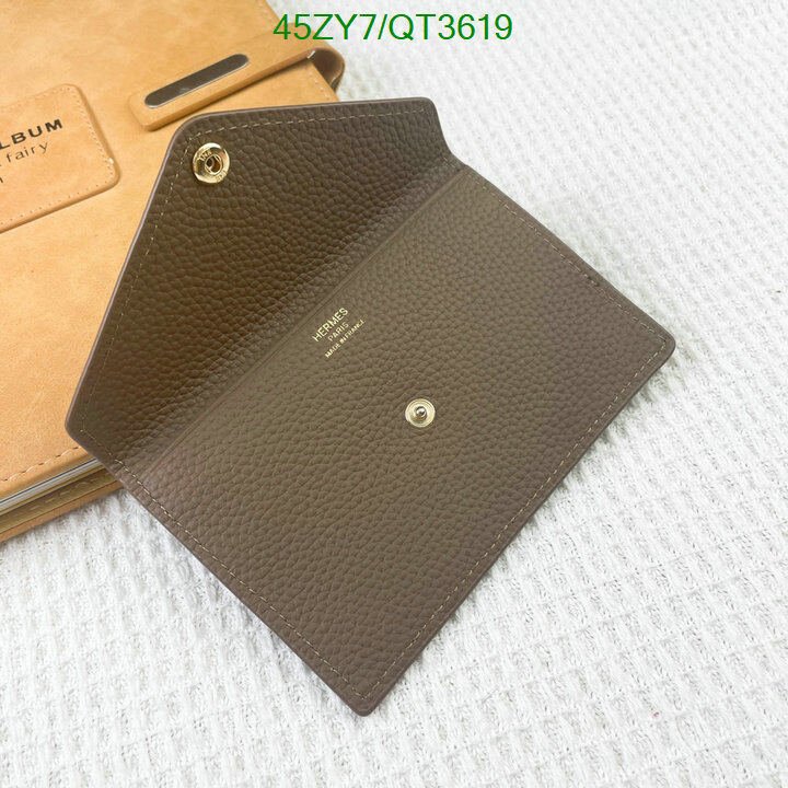 Hermes Bag-(4A)-Wallet- Code: QT3619 $ 59USD