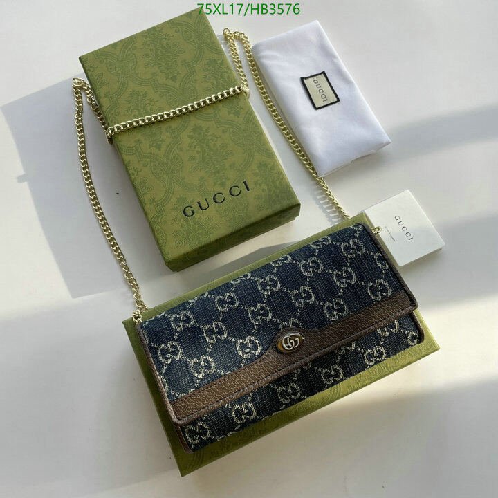 Gucci Bag-(4A)-Diagonal-,Code: HB3576,$ 98USD