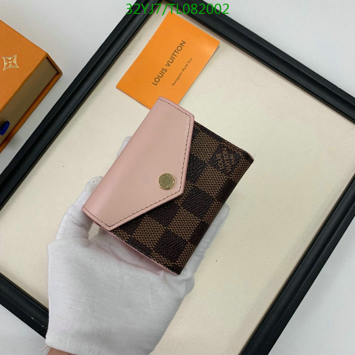 LV Bags-(4A)-Wallet-,Code: TL082002,$ 42USD