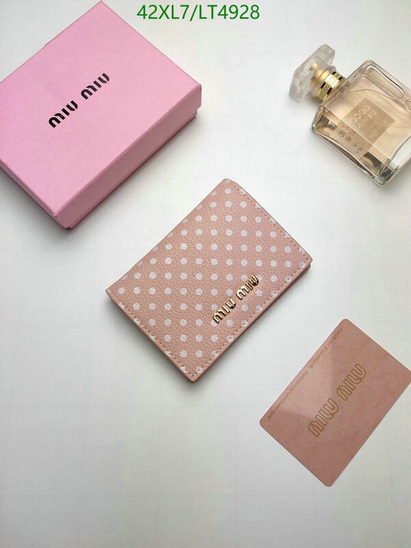 Miu Miu Bag-(4A)-Wallet-,Code: LT4928,$ 55USD