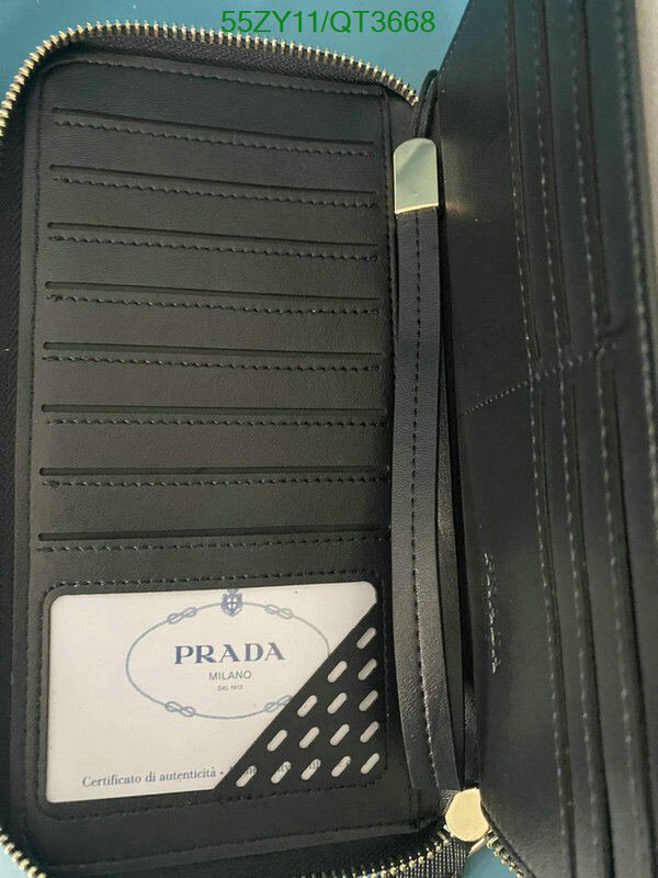 Prada Bag-(4A)-Wallet- Code: QT3668 $ 72USD