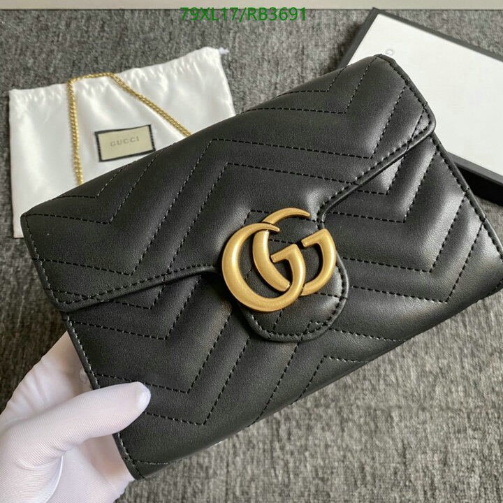 Gucci Bag-(4A)-Diagonal- Code: RB3691 $ 103USD