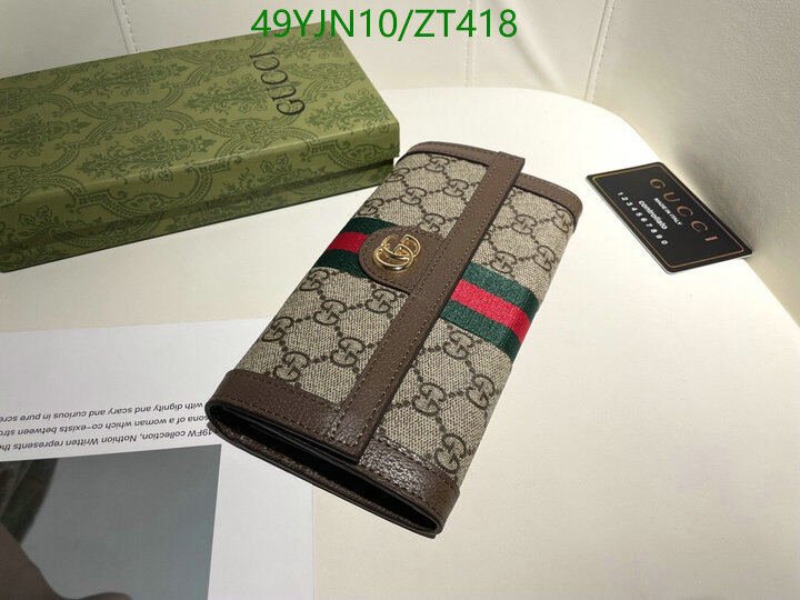 Gucci Bag-(4A)-Wallet-,Code: ZT418,$ 64USD