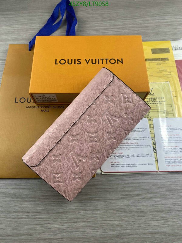 LV Bags-(4A)-Wallet-,Code: LT9058,$ 59USD