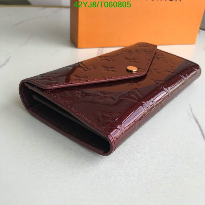 LV Bags-(4A)-Wallet-,Code: T060805,$ 55USD
