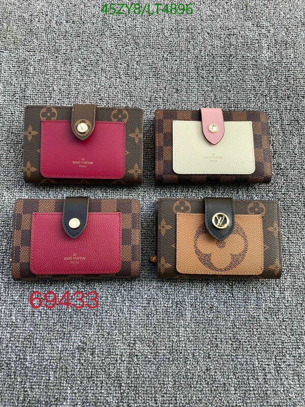 LV Bags-(4A)-Wallet-,Code: LT4896,$ 59USD
