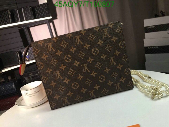 LV Bags-(4A)-Wallet-,Code: T100807,$ 59USD