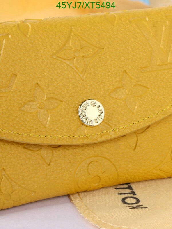 LV Bags-(4A)-Wallet-,Code: XT5494,$ 59USD
