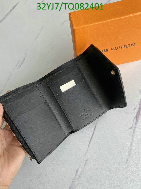 LV Bags-(4A)-Wallet-,Code: TQ082401,$ 42USD
