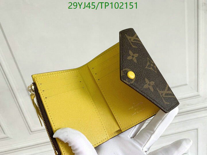 LV Bags-(4A)-Wallet-,Code: TP102151,$ 38USD