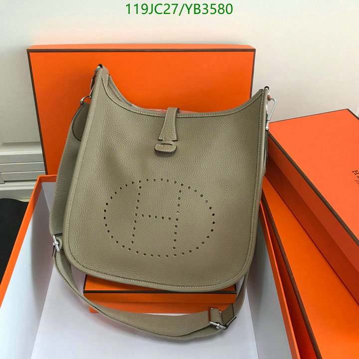 Hermes Bag-(4A)-Evelyne-,Code: YB3580,$ 155USD