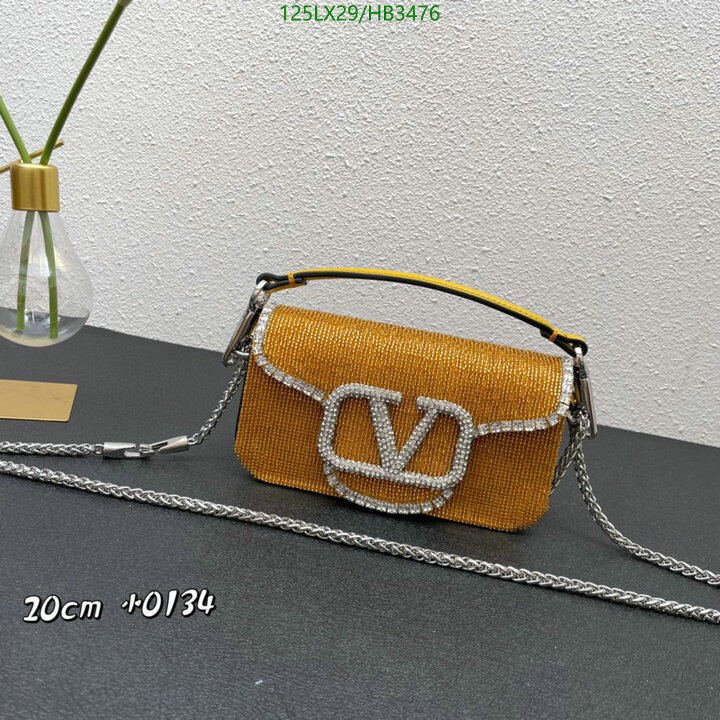 Valentino Bag-(4A)-LOC-V Logo ,Code: HB3476,$ 163USD