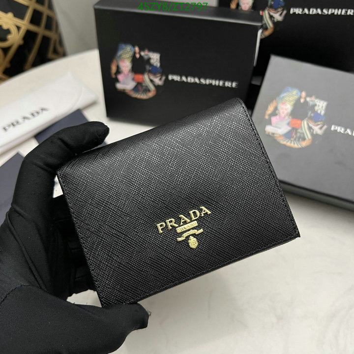 Prada Bag-(4A)-Wallet- Code: ZT2797 $ 59USD
