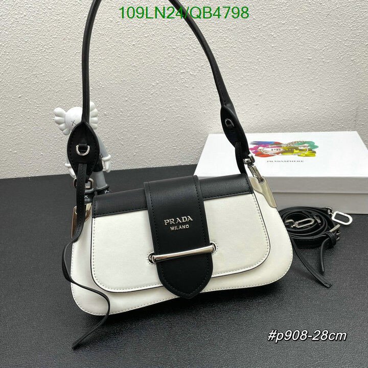 Prada Bag-(4A)-Handbag- Code: QB4798 $ 142USD