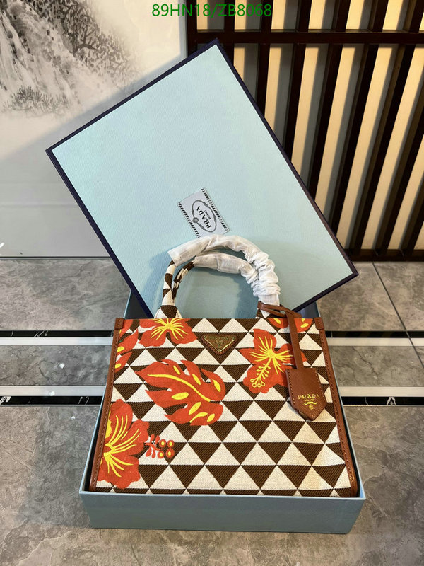Prada Bag-(4A)-Handbag-,Code: ZB8068,$ 116USD
