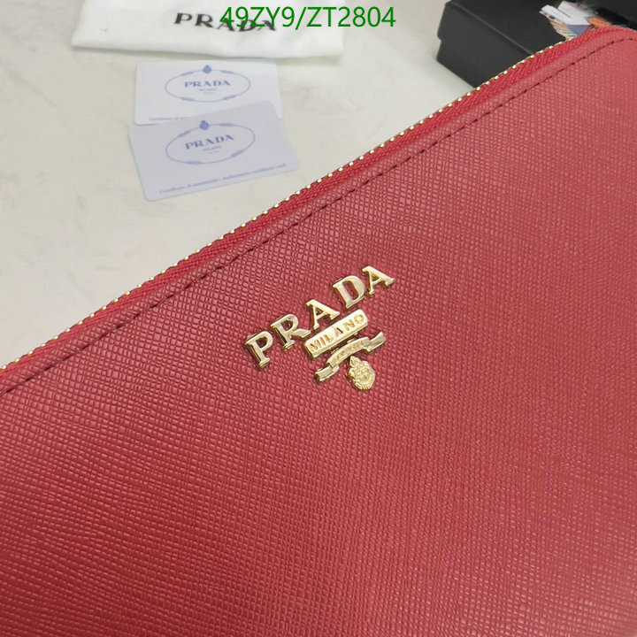 Prada Bag-(4A)-Wallet- Code: ZT2804 $ 64USD