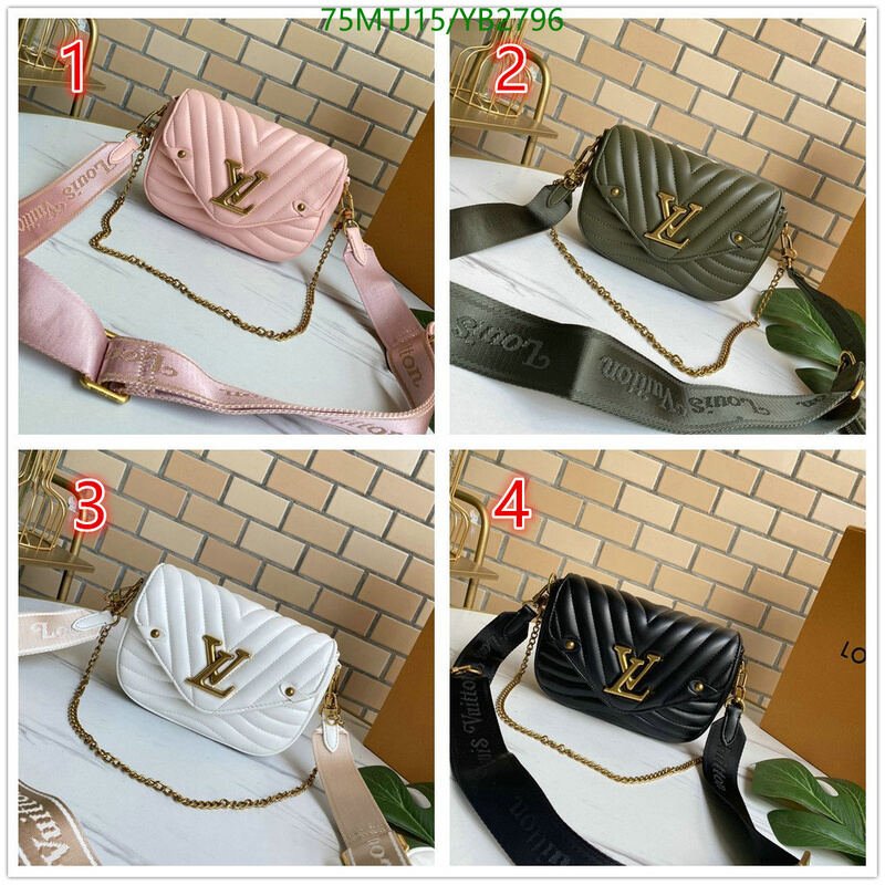 LV Bags-(4A)-Pochette MTis Bag-Twist-,Code: YB2796,$ 98USD