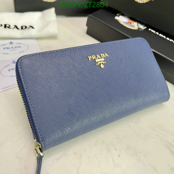 Prada Bag-(4A)-Wallet- Code: ZT2804 $ 64USD