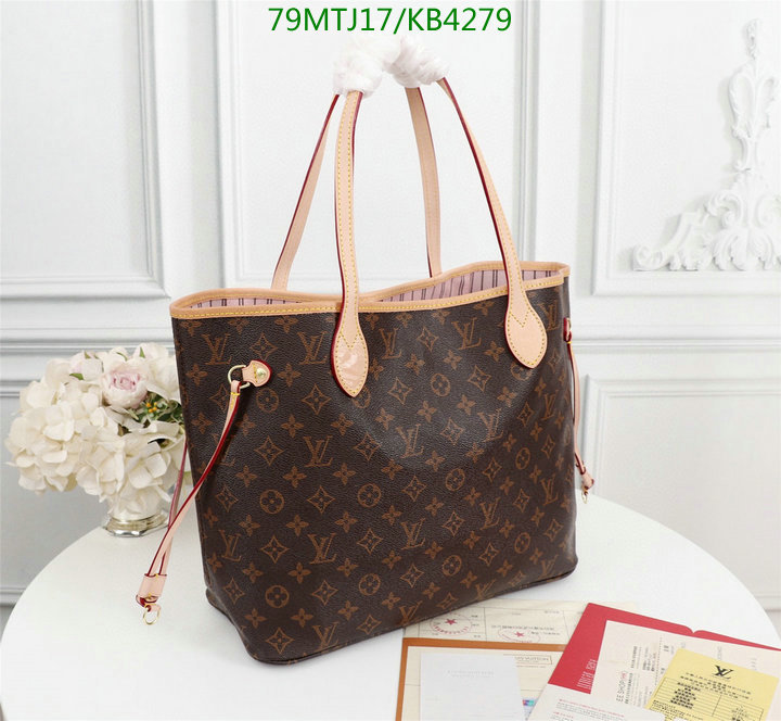 LV Bags-(4A)-Neverfull-,Code: KB4279,$ 103USD