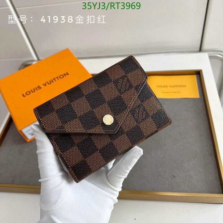 LV Bag-(4A)-Wallet- Cod8: RT3969 $ 46USD