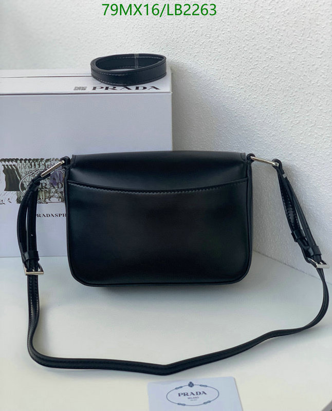Prada Bag-(4A)-Diagonal-,Code: LB2263,$ 103USD